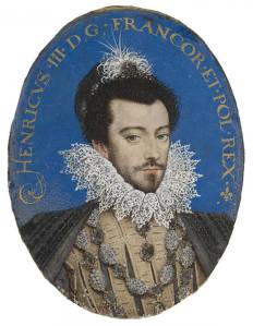 Henri iii france hilliard miniature