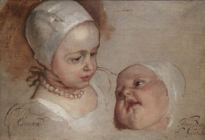 Van Dyck Daughters of Charles I portrait royalty